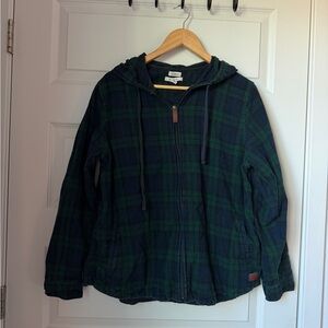 LLBean Scotch Plaid Flannel Shirt
